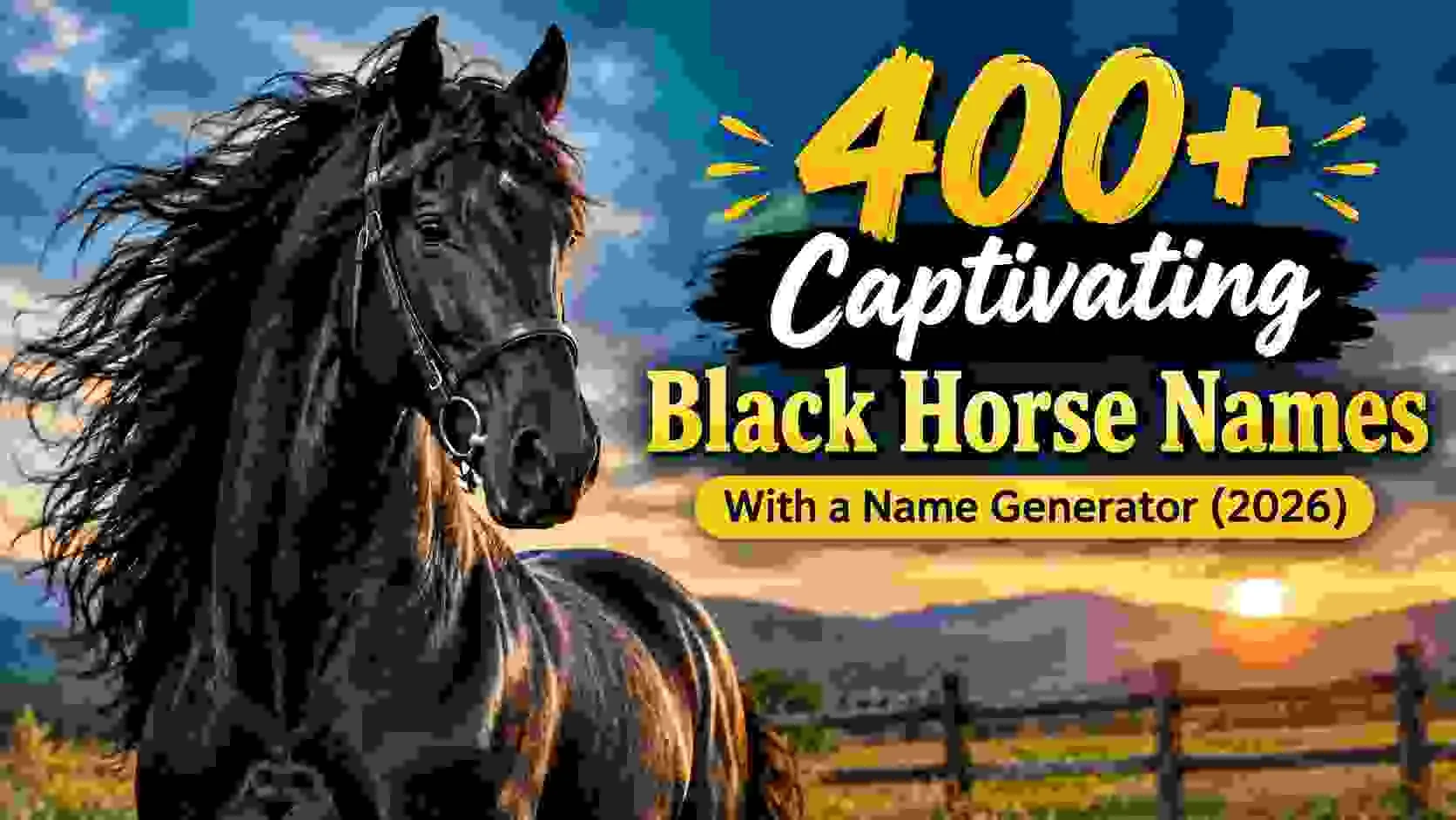 captivating-black-horse-names-with-a-name-generator